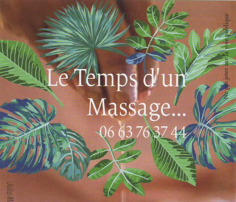 le temps d'un massage