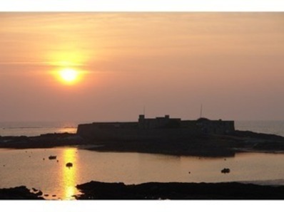 Location Appartement 2 pièces 4 personnes - superbe vue mer, la plage du Fort-Bloqué à 50 m