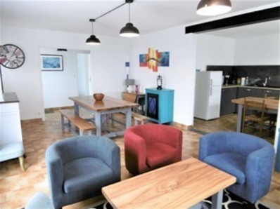 Location Maison 5 pi&egrave;ces 8 &agrave; 9 personnes avec jardin &agrave; 50 m de la plage WIFI